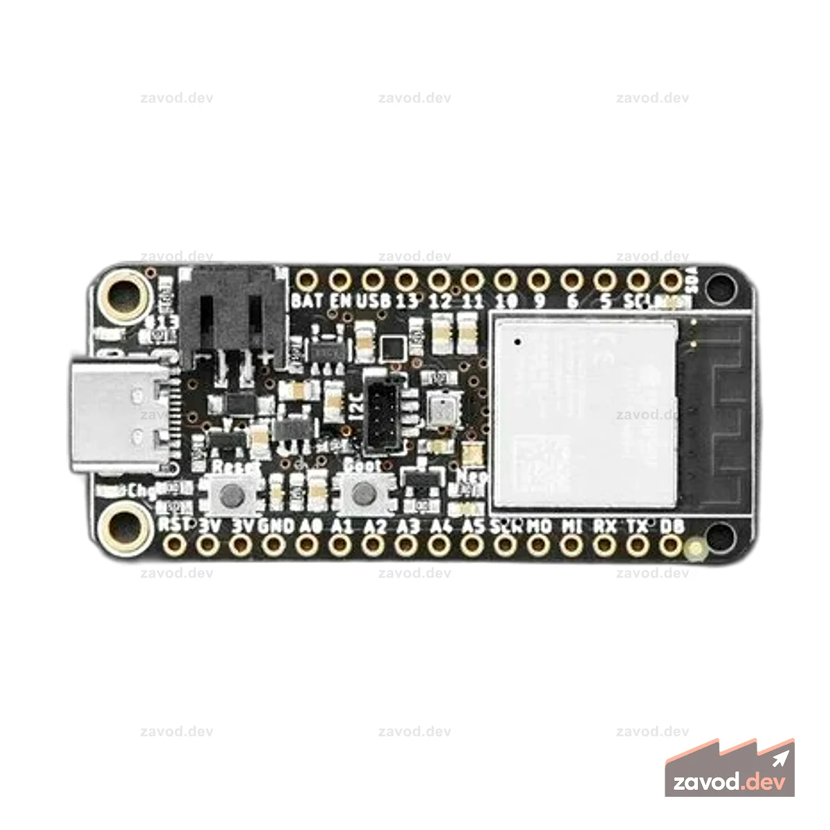 Adafruit ESP32-S2 Feather с датчиком BME280 - STEMMA QT