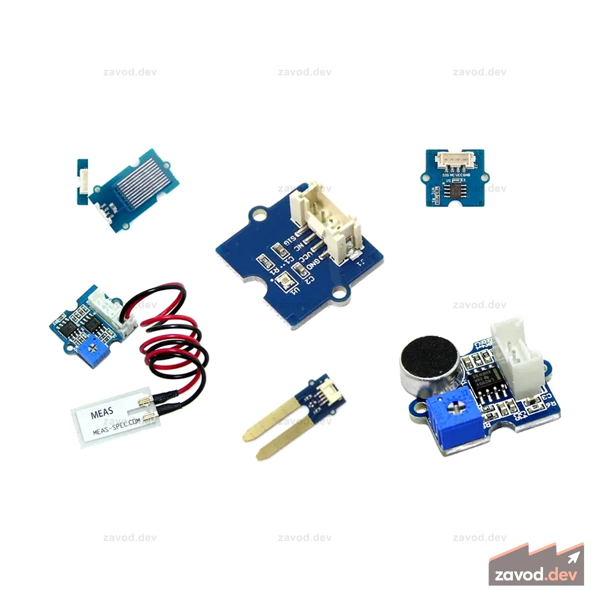 Комплект модулей датчиков окружающей среды Grove(6) для Microbit и Arduino