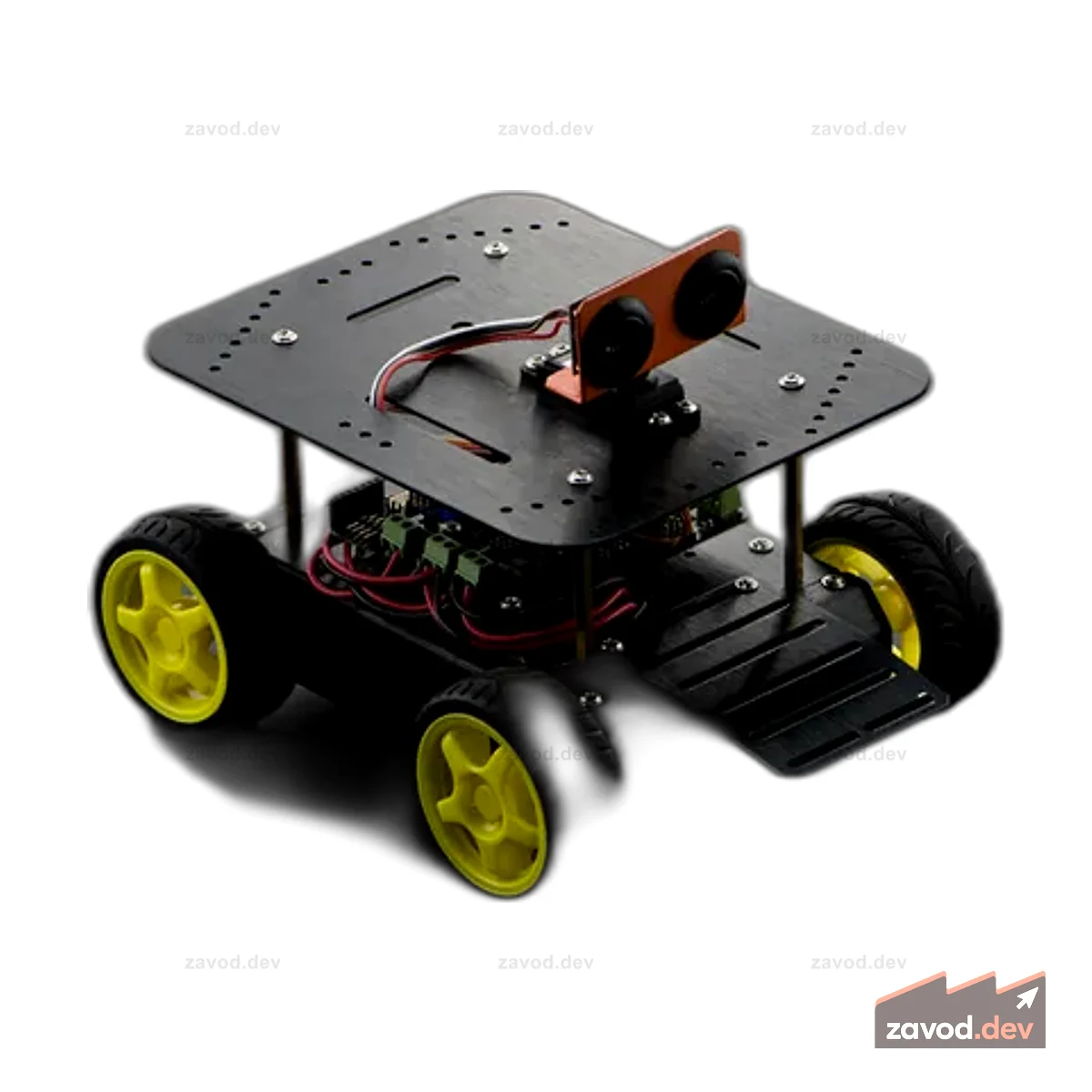 Pirate: комплект мобильного робота 4WD для Arduino с Bluetooth 4.0 (снято с производства)