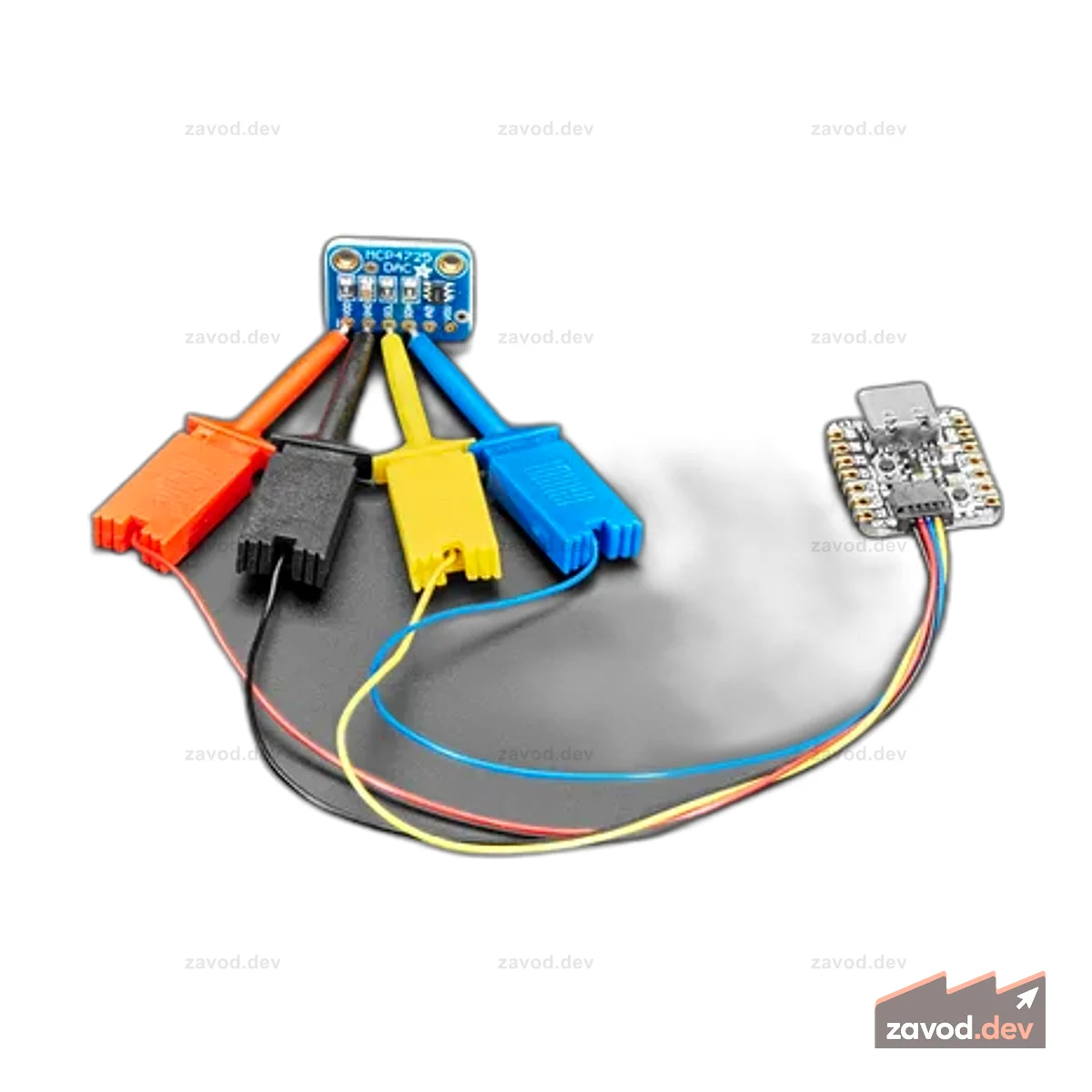 JST-SH 4-контактный кабель с тестовыми крючками Micro SMT