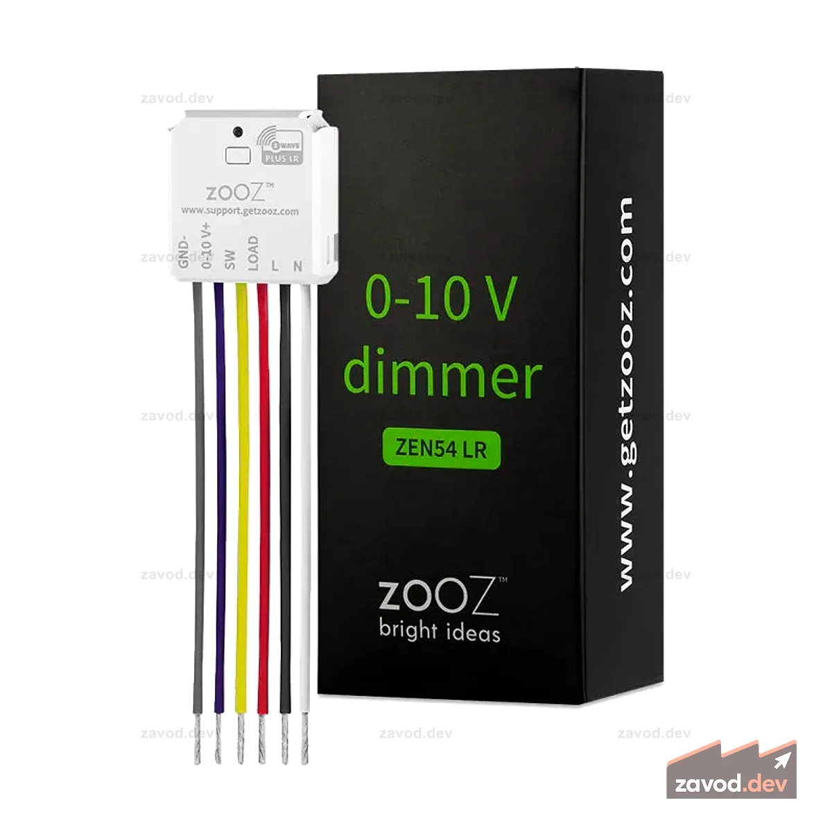 Zooz 700 Series Z-Wave Plus Диммер дальнего действия 0–10 В ZEN54 LR