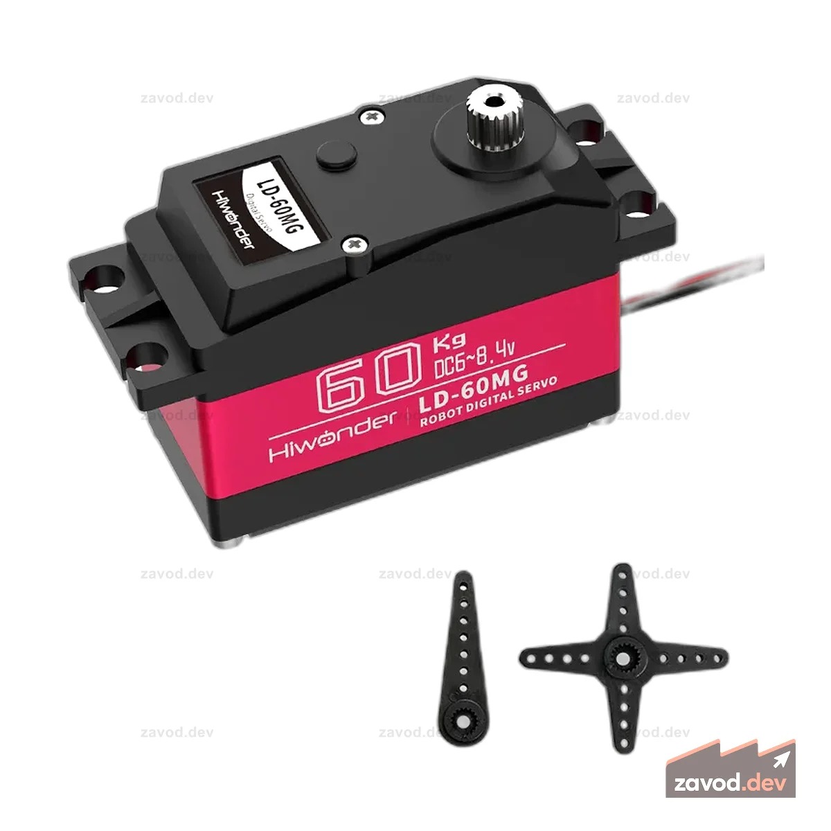 Hiwonder LD-60MG Цифровой сервопривод/60 кг с высоким крутящим моментом/RC автомобиль/один вал