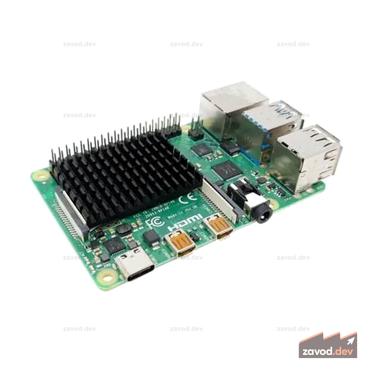 XL Радиатор Raspberry Pi 4 / Kühlkörper