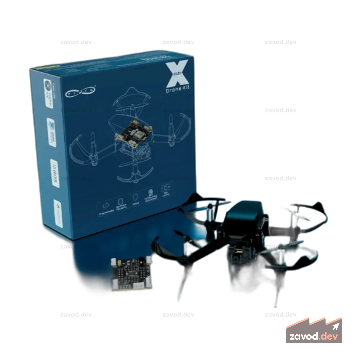 Pluto X Образовательный комплект Nano DIY Drone с камерой и Wi-Fi для STEM-обучения