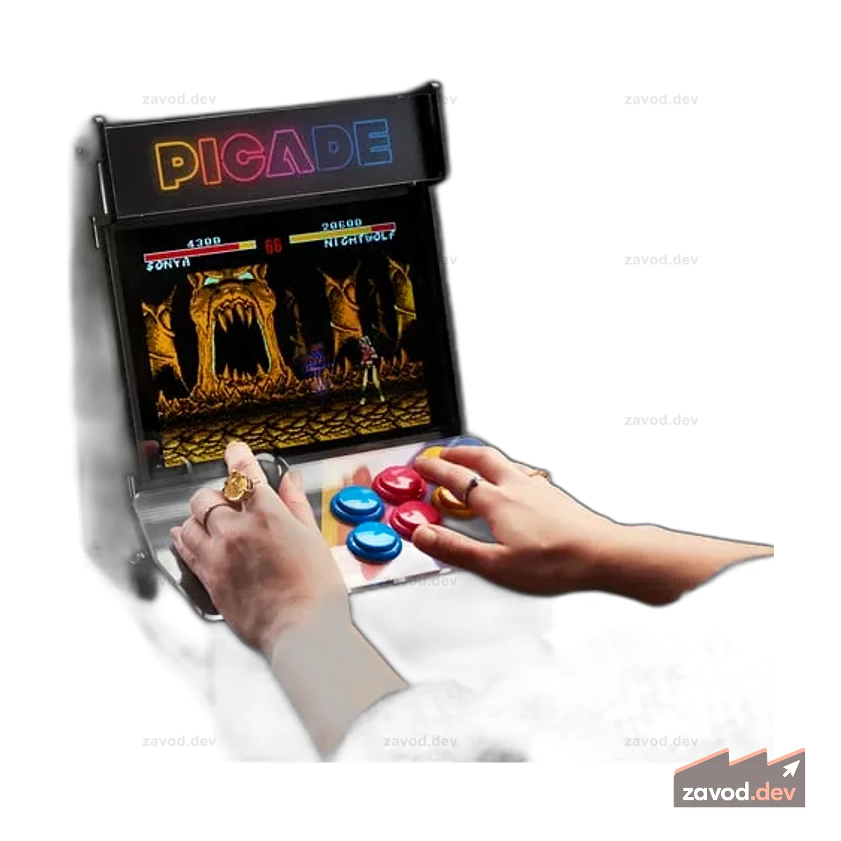 Комплект шкафа Pimoroni Picade — дисплей 10 дюймов