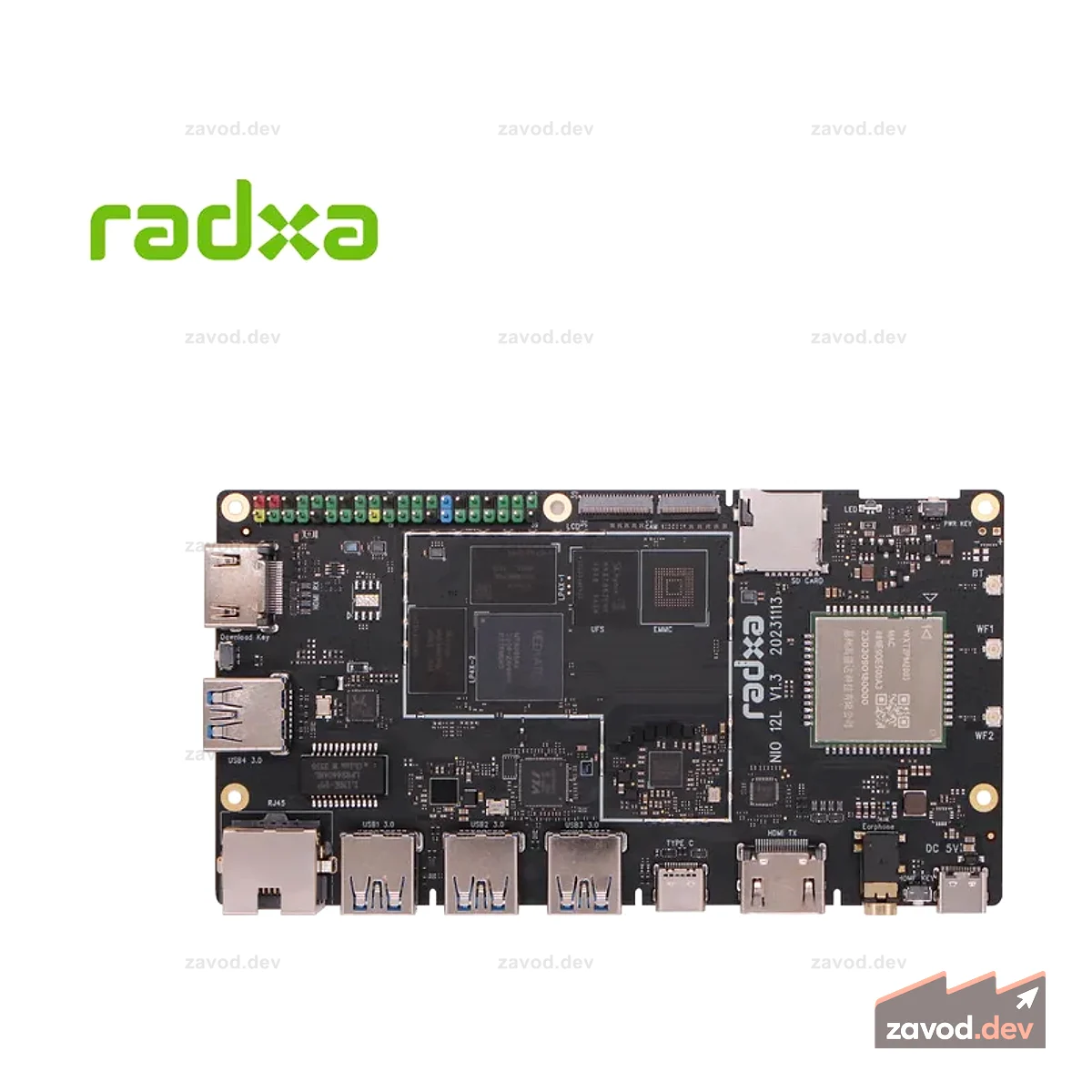 Radxa NIO 12L — сочетание высокой производительности и эффективности искусственного интеллекта