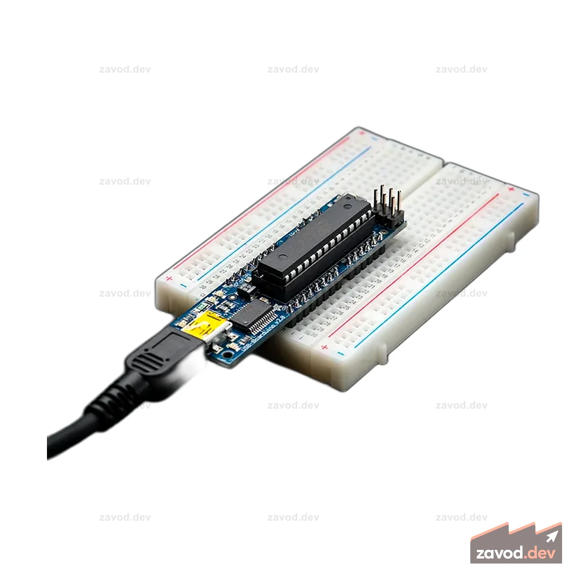 Комплект USB Boarduino (совместимый с Arduino) с ATmega328