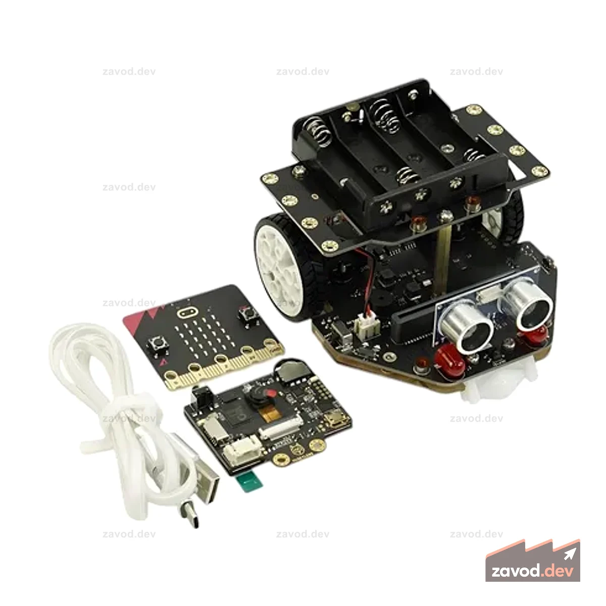 Maqueen Plus V2: раскройте возможности STEM-обучения с помощью micro:bit