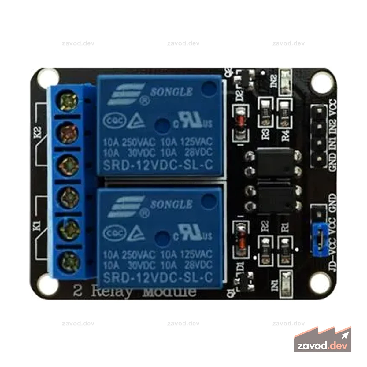 BDD RELAY BOARD 2CH 5V