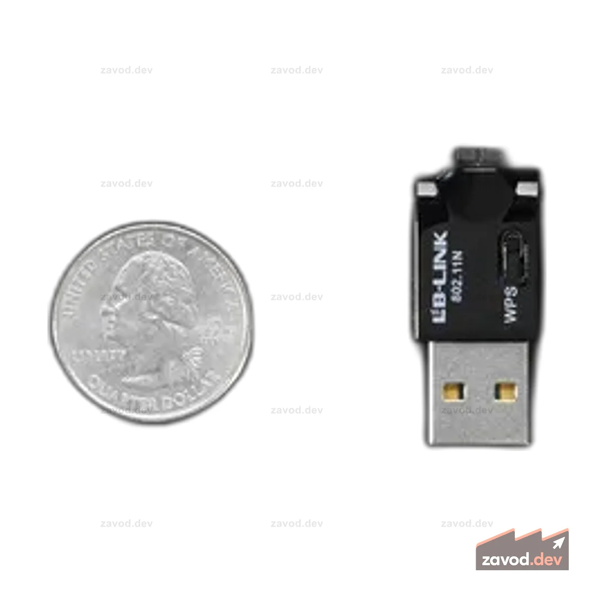 USB WiFi (802.11b/g/n) модуль с антенной для Raspberry Pi
Миниатюрный WiFi-модуль