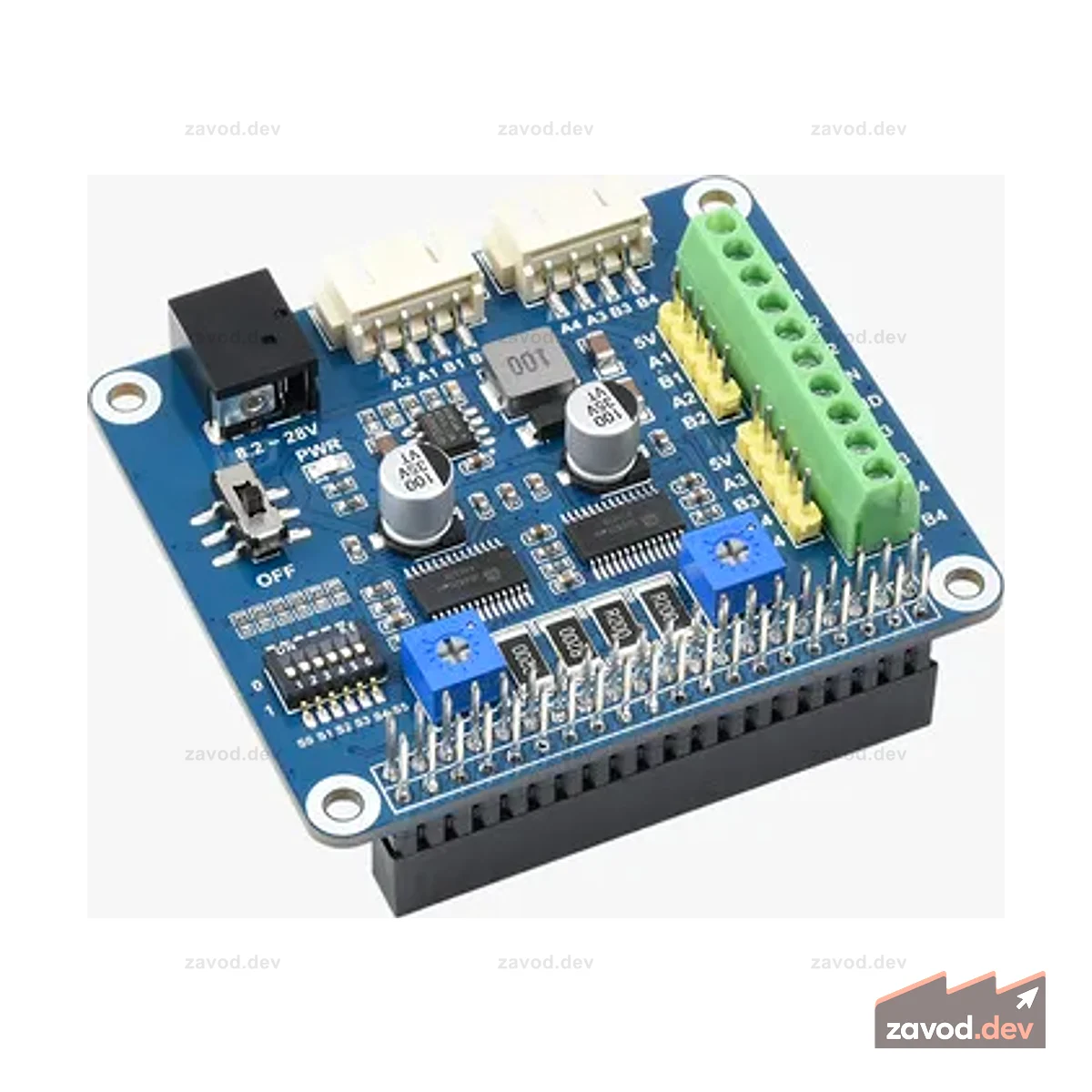 HRB8825 Шляпа шагового двигателя для Raspberry Pi