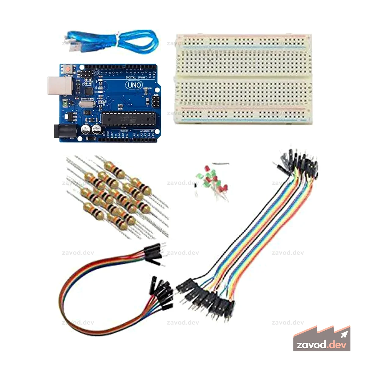 Совместимость с базовым стартовым комплектом Arduino UNO