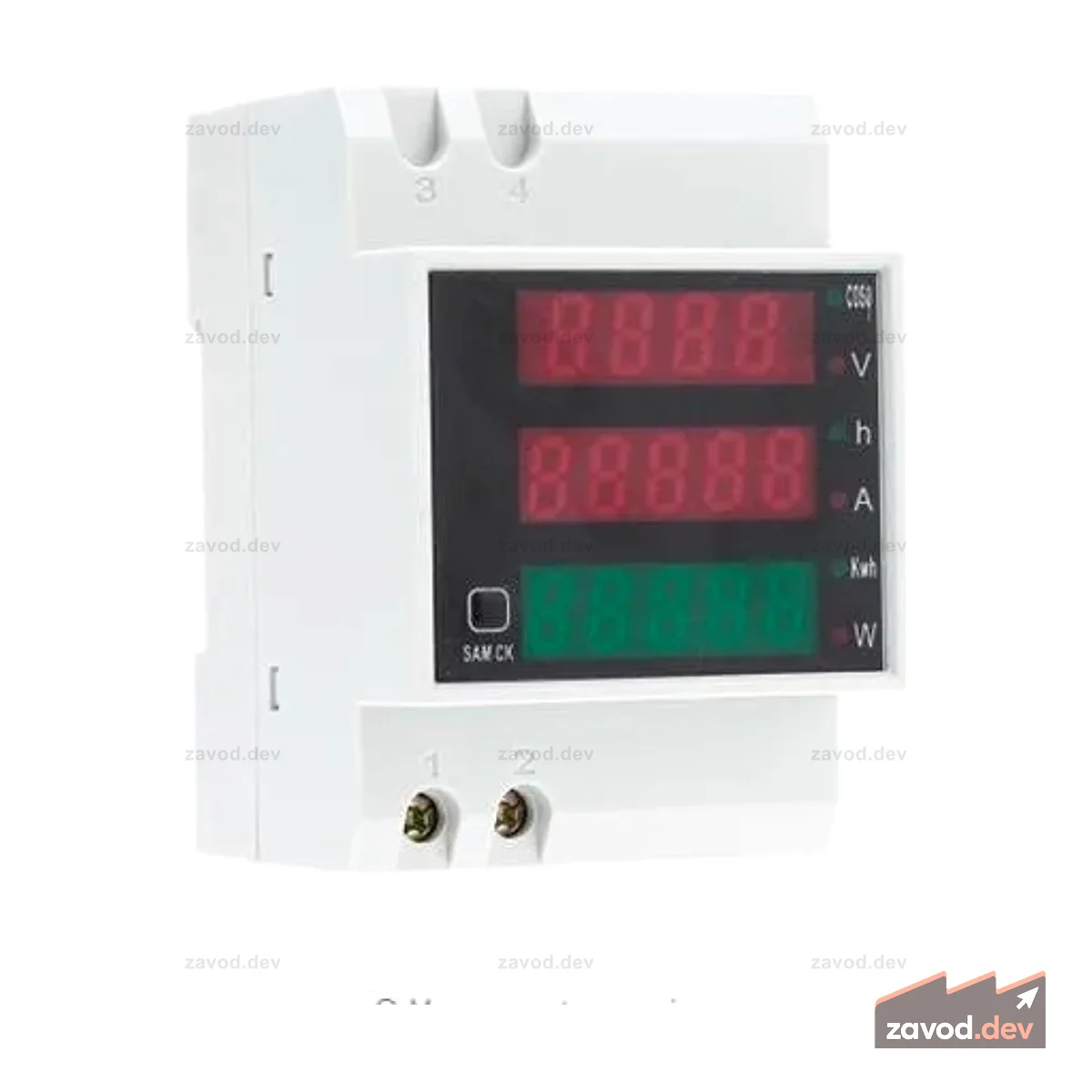 DPM/BDD DIN RAIL PWR METE AC300V