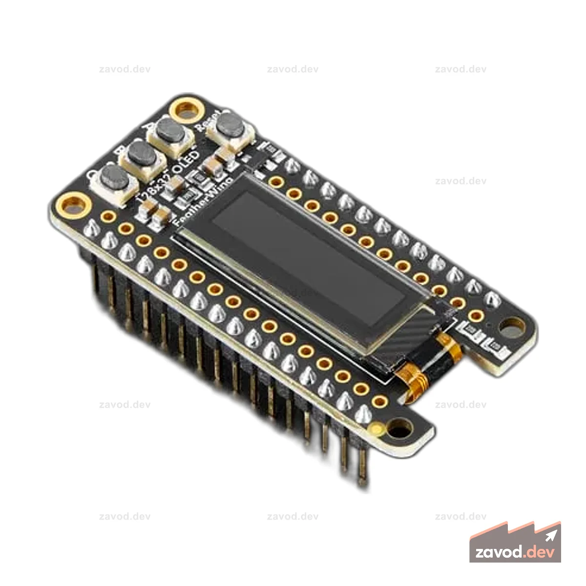 Сборка Adafruit FeatherWing OLED
