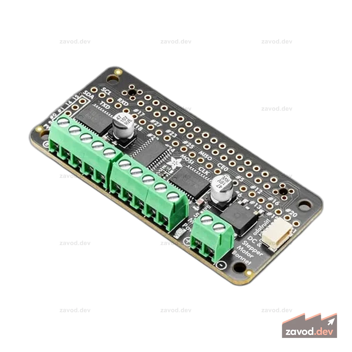 Крышка двигателя постоянного тока и шагового двигателя Adafruit для Raspberry Pi