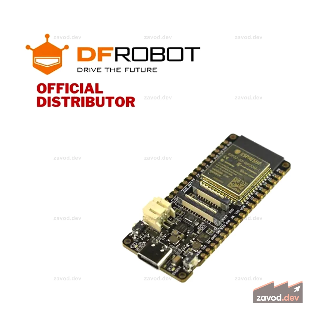 DFRobot FireBeetle 2 Board ESP32-S3 (N16R8) Микроконтроллер AIoT с камерой (16 МБ фл., 8 МБ PS., Wi-Fi и BT на плате) | DFR0975