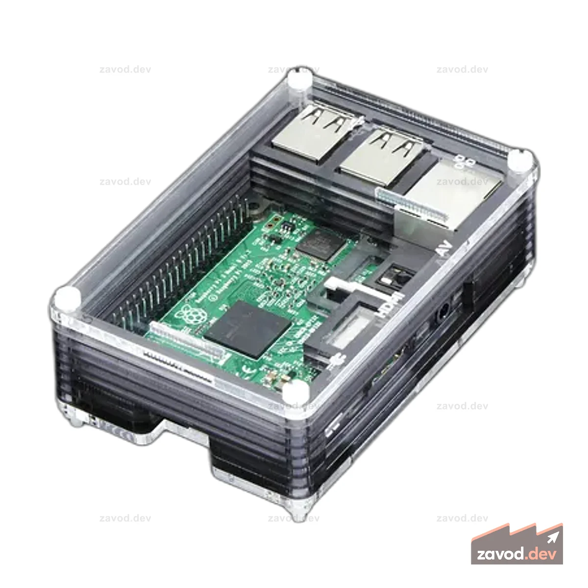 Ninja Pibow — корпус для Raspberry Pi Model B+ / Pi 2 / Pi 3