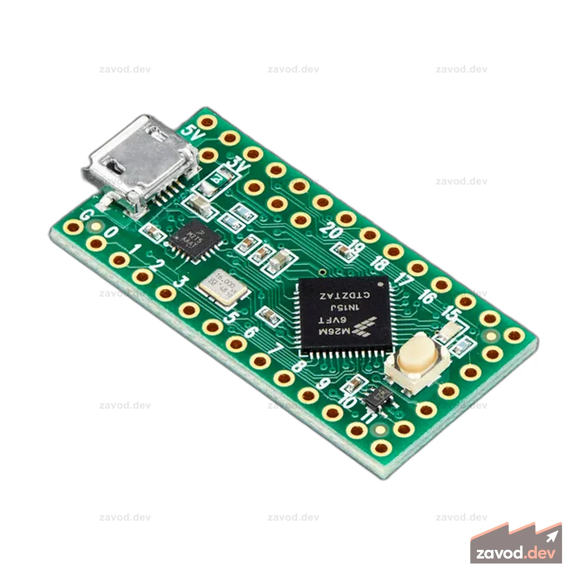 Teensy-LC (недорогая) 32-битная плата микроконтроллера без контактов