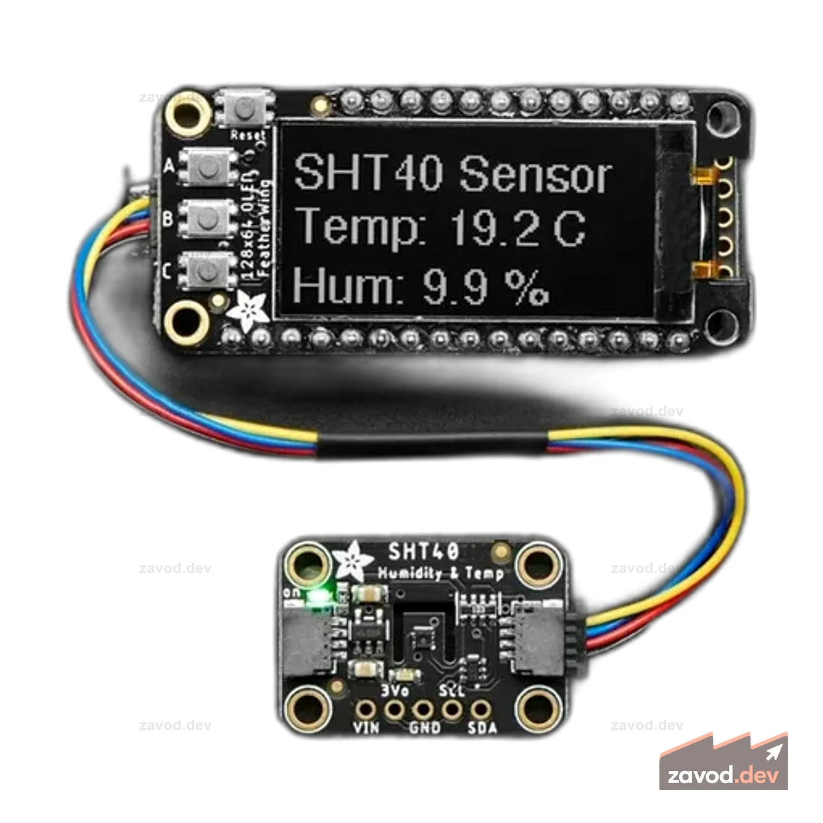 Датчик температуры и влажности Adafruit Sensirion SHT40 — STEMMA QT / Qwiic