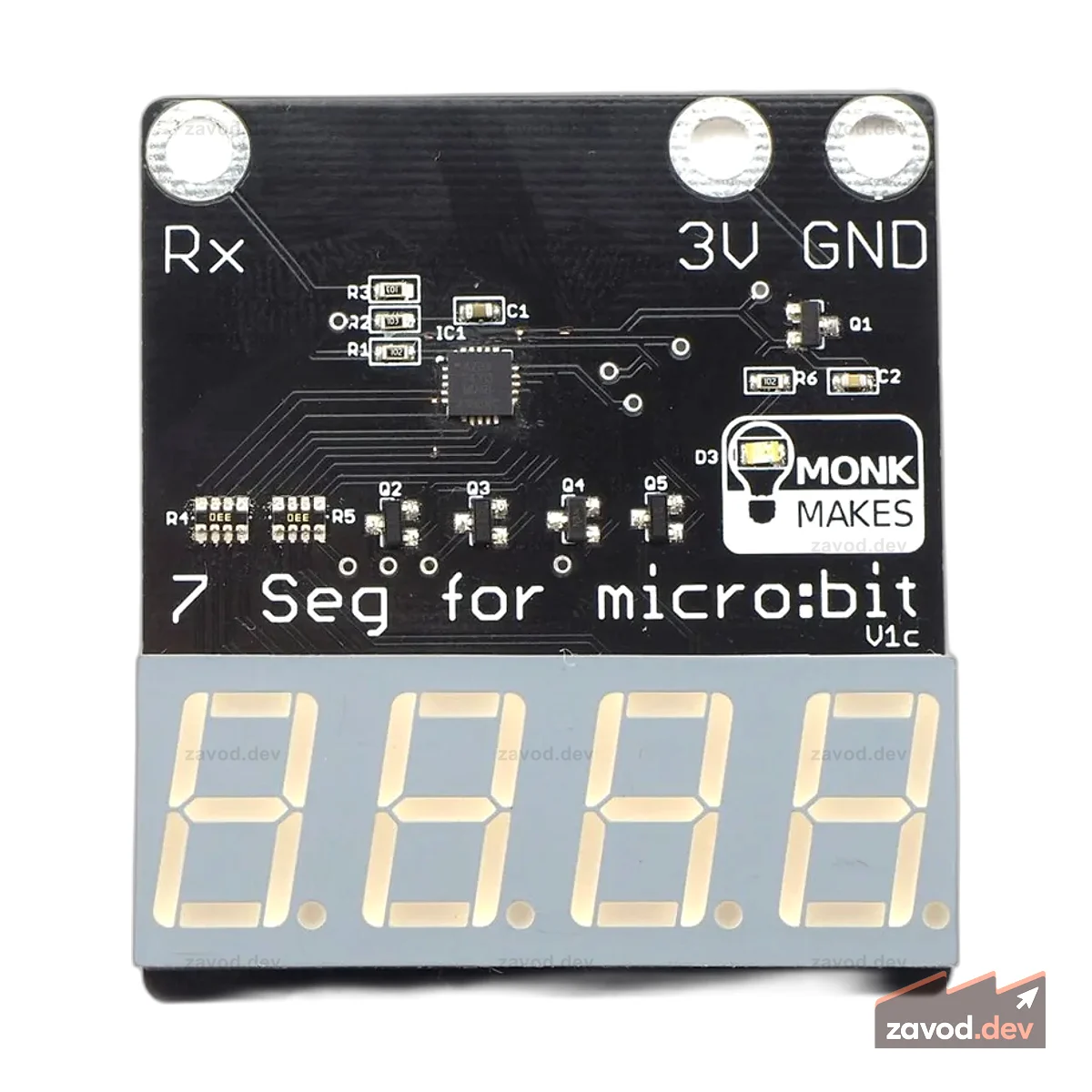 7-сегментный для micro:bit от Monk Makes