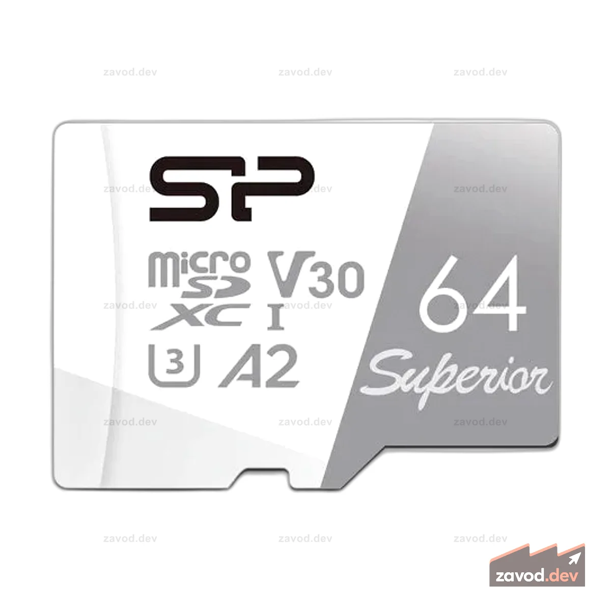Высокопроизводительный MicroSD SiliconPower с адаптером microSD на SD