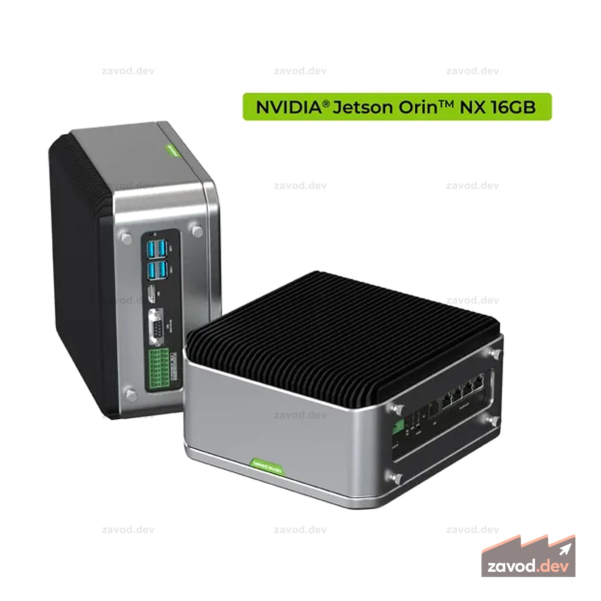 ReServer Industrial J4012Jetson Orin NX 16 ГБ/M.2 NVMe 2280 SSD 128 ГБ переменного тока