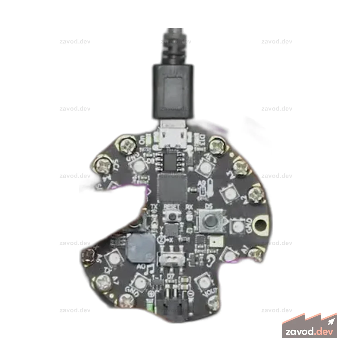 Circuit Playground TFT Gizmo — дисплей на болтах + усилитель звука