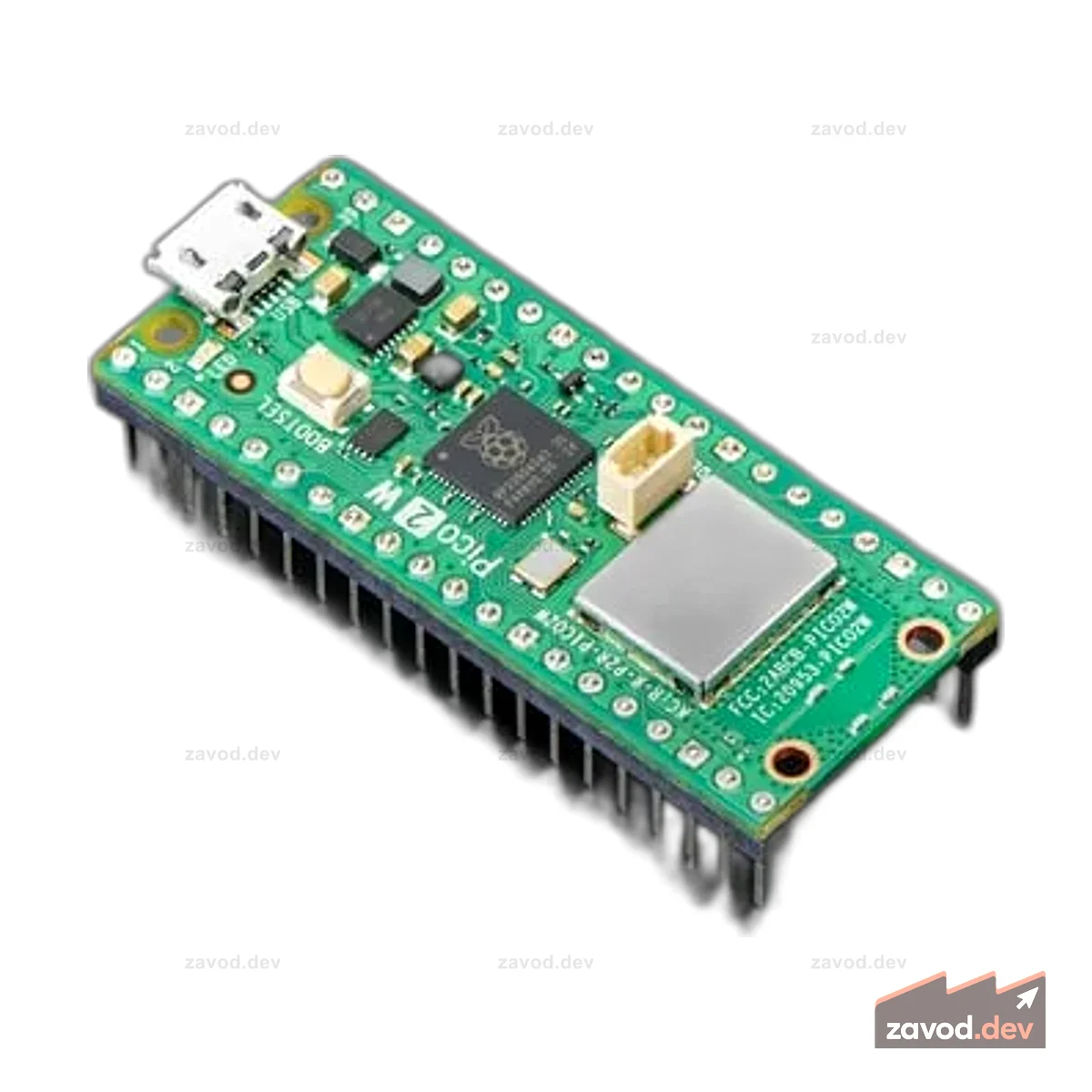 Raspberry Pi Pico 2W с разъемом
