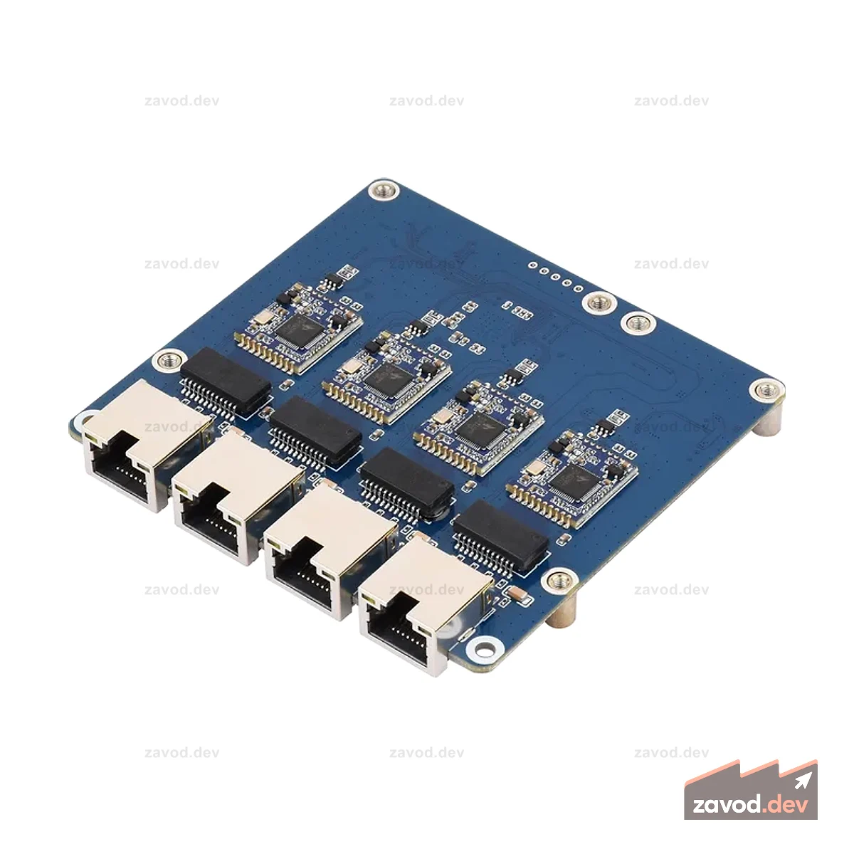 Плата Raspberry Pi 5 PCIE TO 4-CH 2,5G ETH (B)