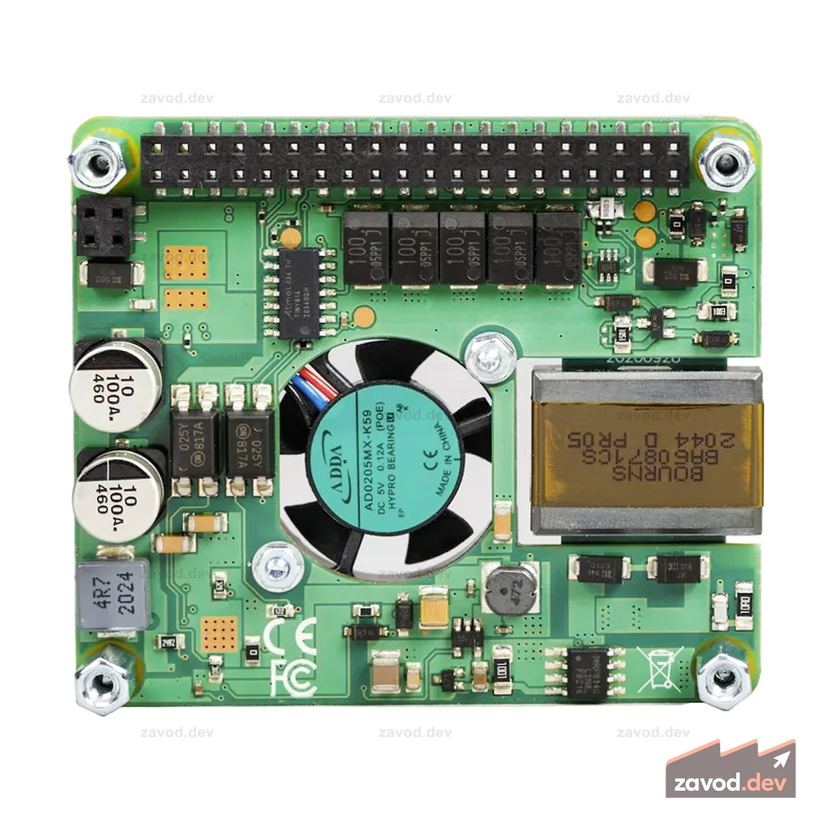 ШЛЯПА Raspberry Pi PoE+