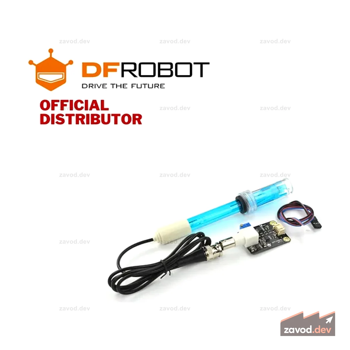 DFRobot Gravity: комплект аналогового датчика/измерителя pH для Arduino® | SEN0161