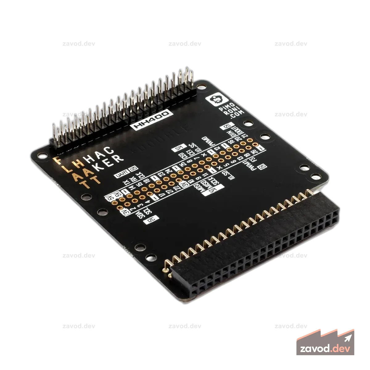 Raspberry Pi 400 Flat HAT Hacker