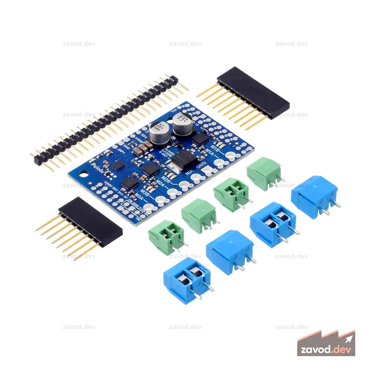 Motoron M3S256 Комплект щитка тройного контроллера двигателя для Arduino