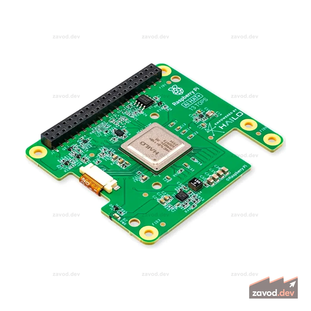 Официальная шляпа Raspberry Pi AI + 13 топов