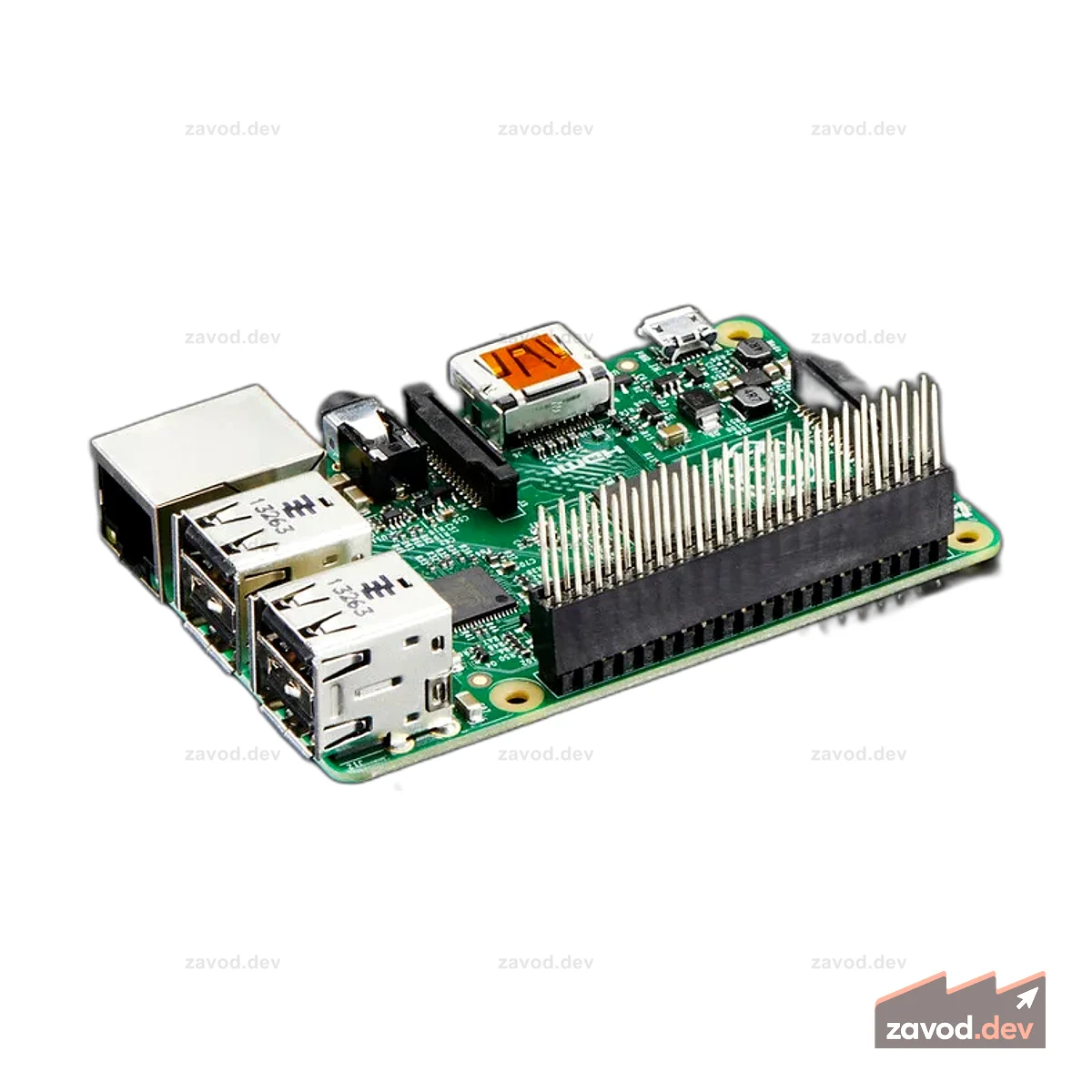 Стековый разъем GPIO для Pi A+/B+/Pi 2/Pi 3, удлиненные контакты 2x20
Разъем
