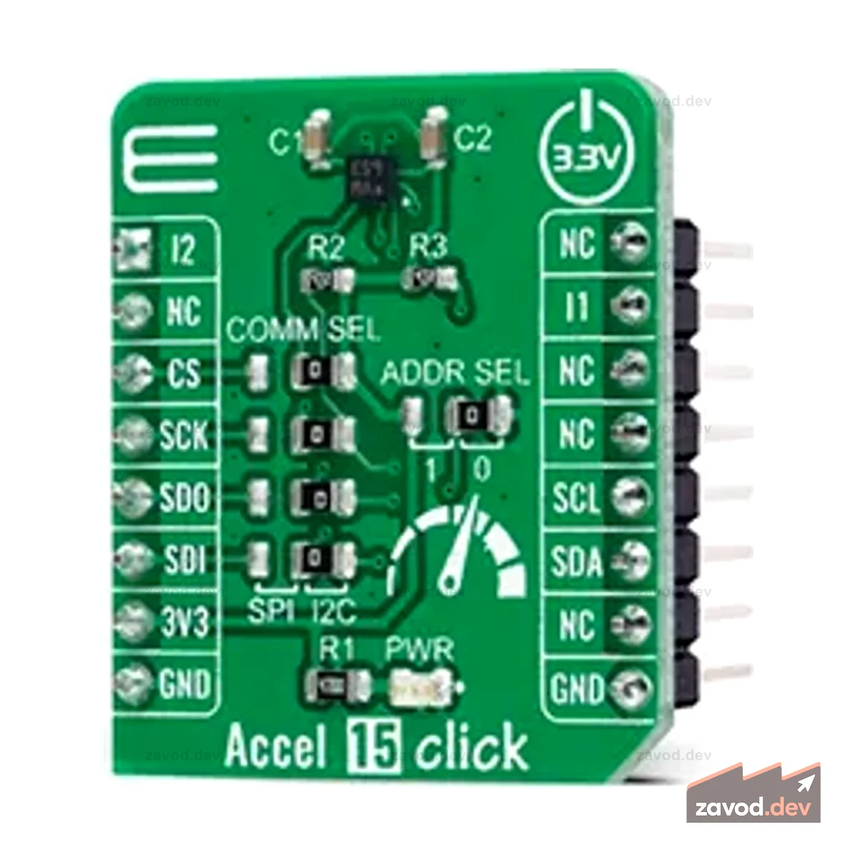 МИКРОЭ Accel 15 Click
