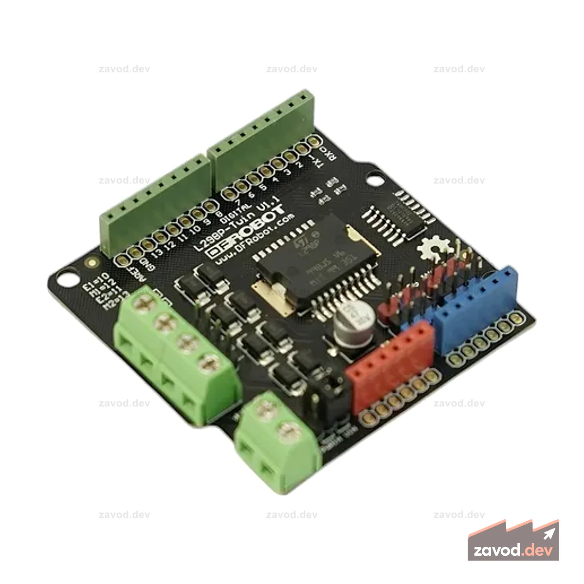 Обеспечьте питание своей робототехники с помощью Arduino 2A Motor Shield и L298P