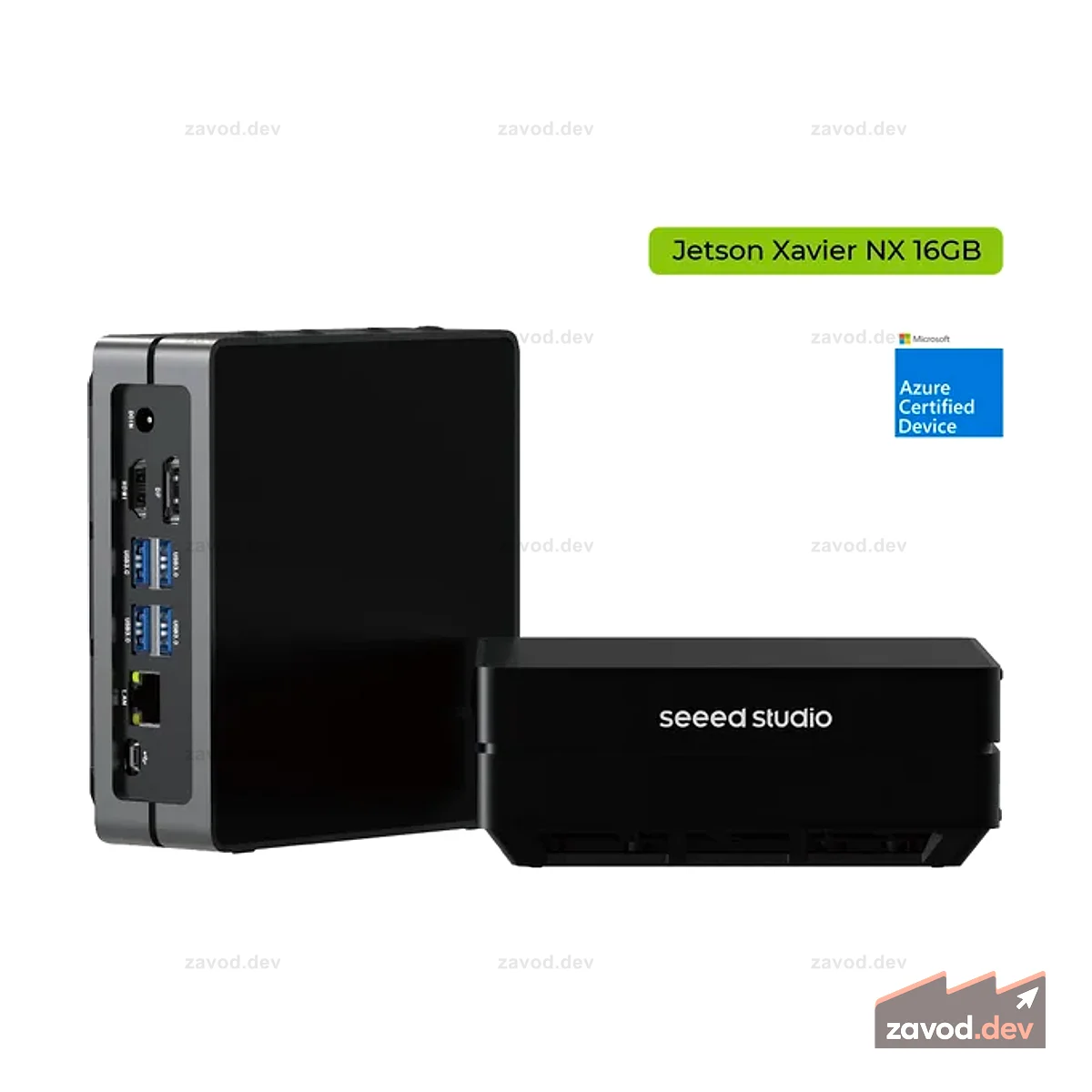 reComputer J2012 — Edge AI-устройство с модулем Jetson Xavier NX 16 ГБ, алюминиевый корпус, предустановленная система JetPack