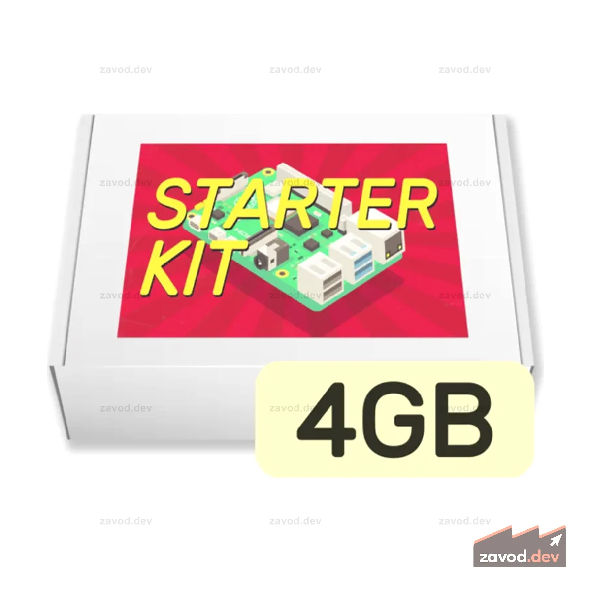 Стартовый комплект Raspberry Pi (4 ГБ)