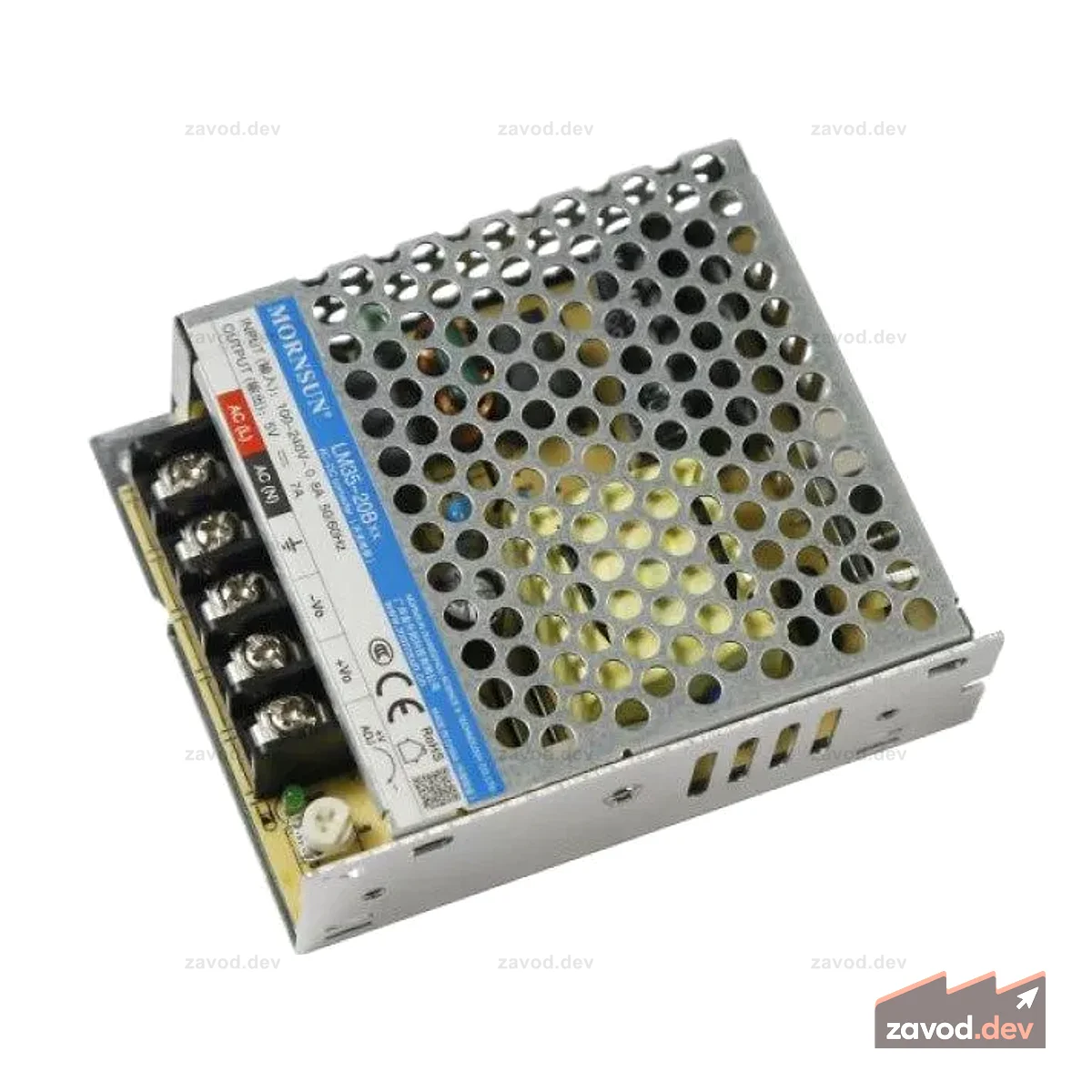 Mornsun LM35-20B05 Закрытый импульсный источник питания переменного/постоянного тока, 35 Вт