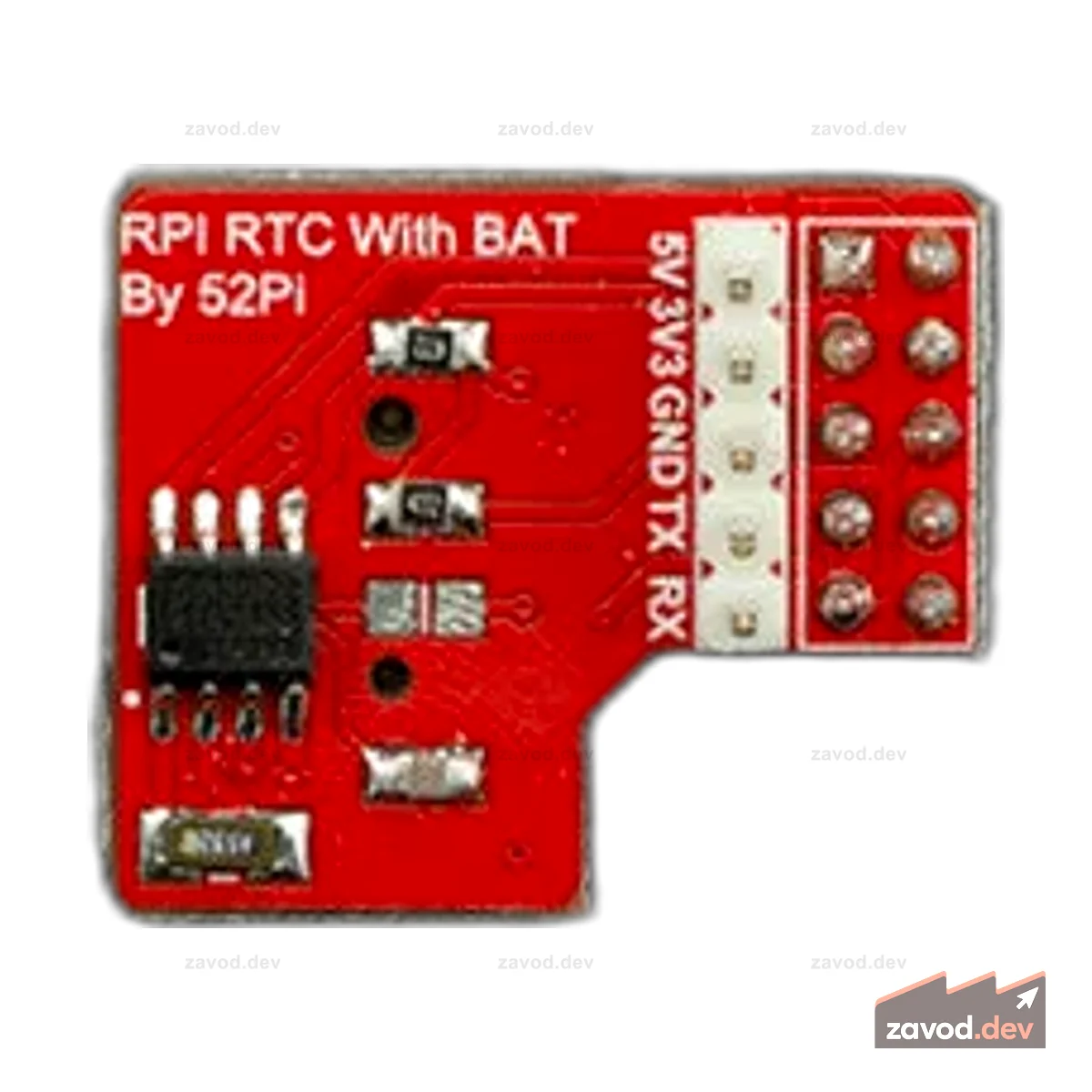 Модуль RTC DS1307 с аккумулятором для Raspberry Pi (совместим с Raspberry Pi 4B)
