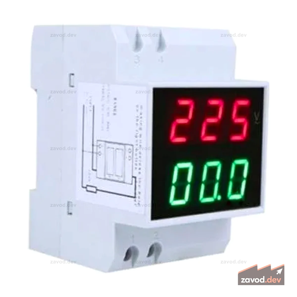 BDD DINRAIL POWER METE 300V/100A