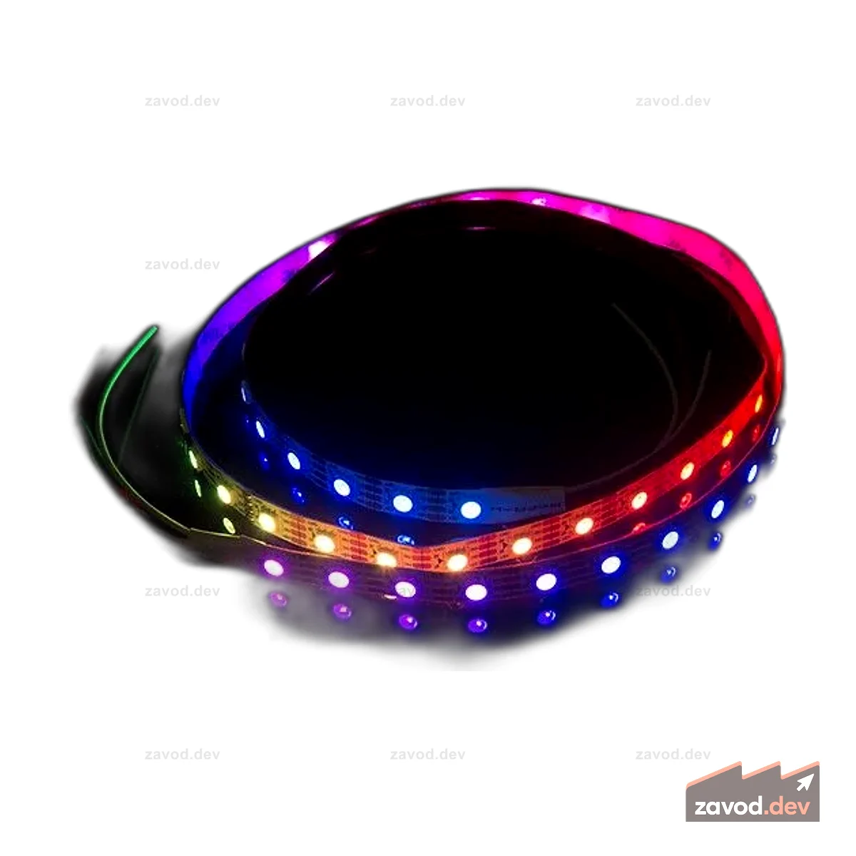 WS2813B Цифровая гибкая светодиодная лента RGB, 60 светодиодов - 1 метр