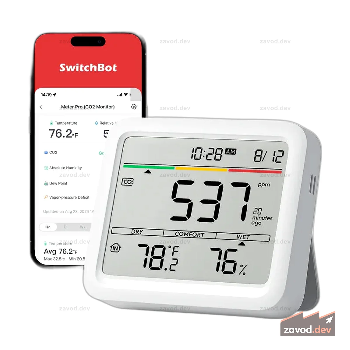 SwitchBot Meter Pro (монитор CO2)