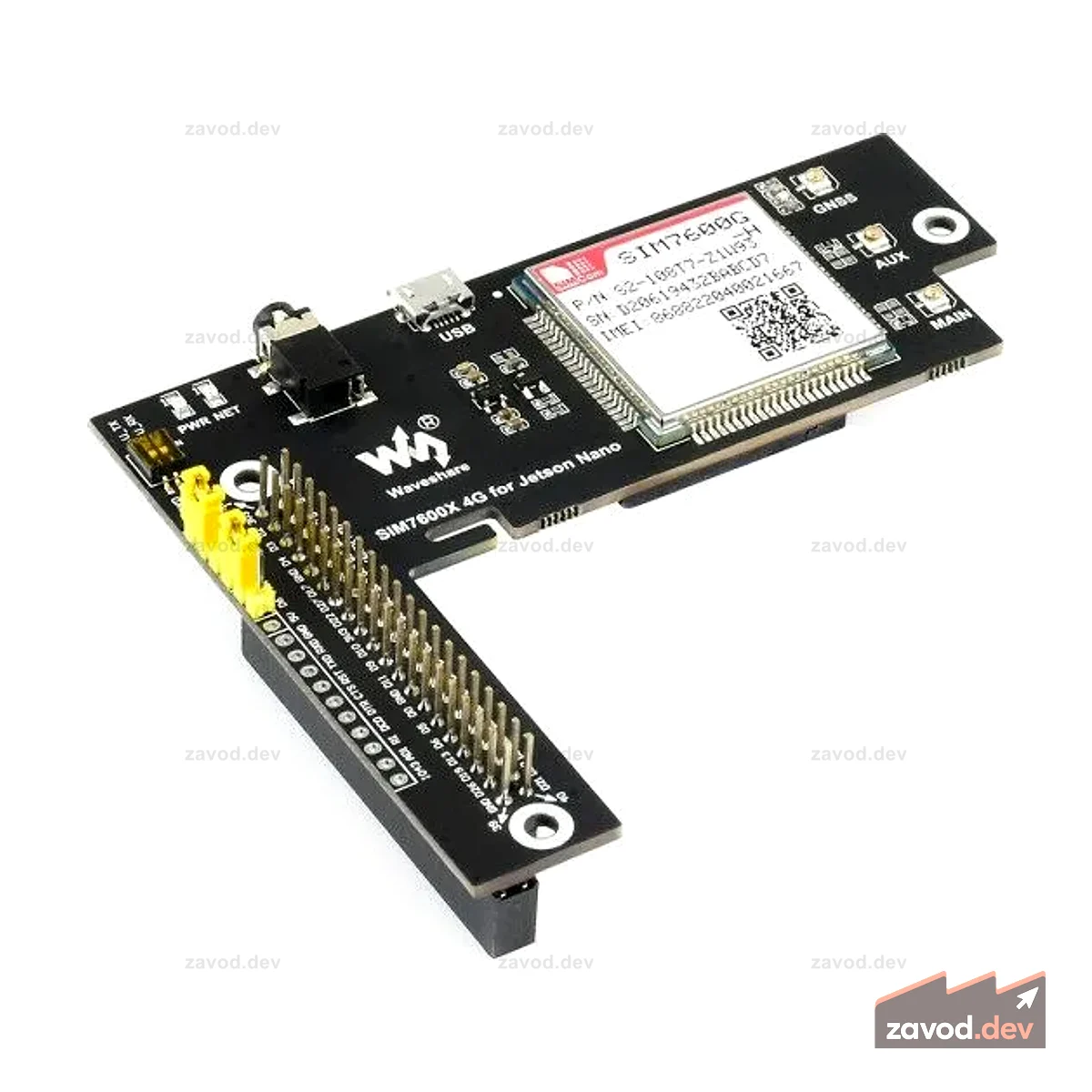 SIM7600G-H 4G LTE-модуль HAT для Jetson Nano