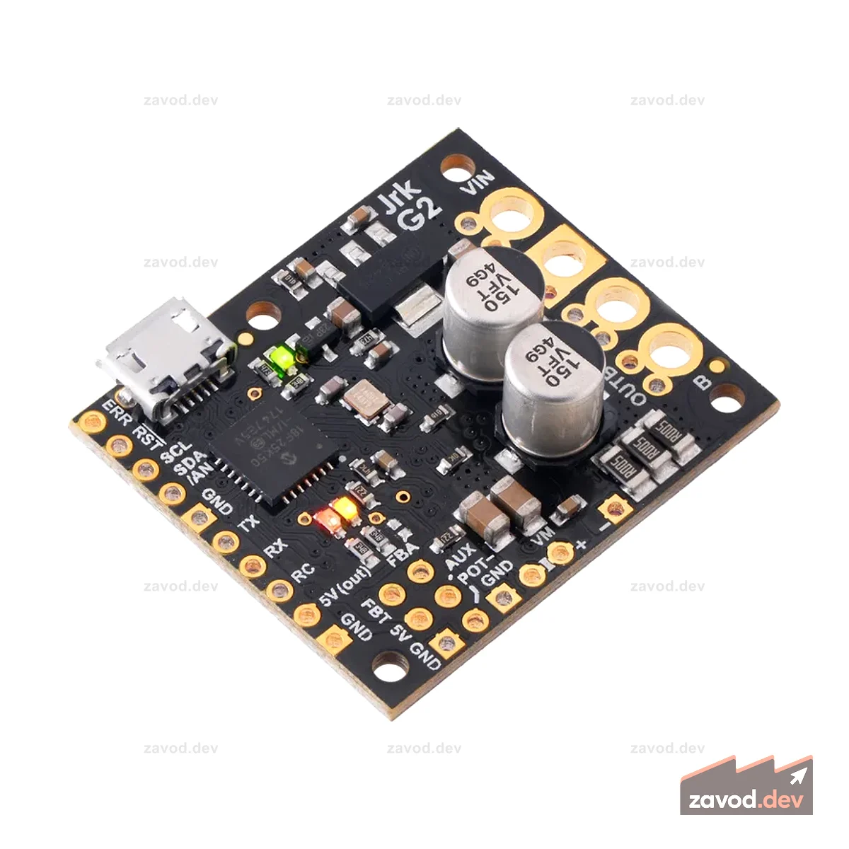 Jrk G2 18v19 USB-контроллер двигателя с обратной связью