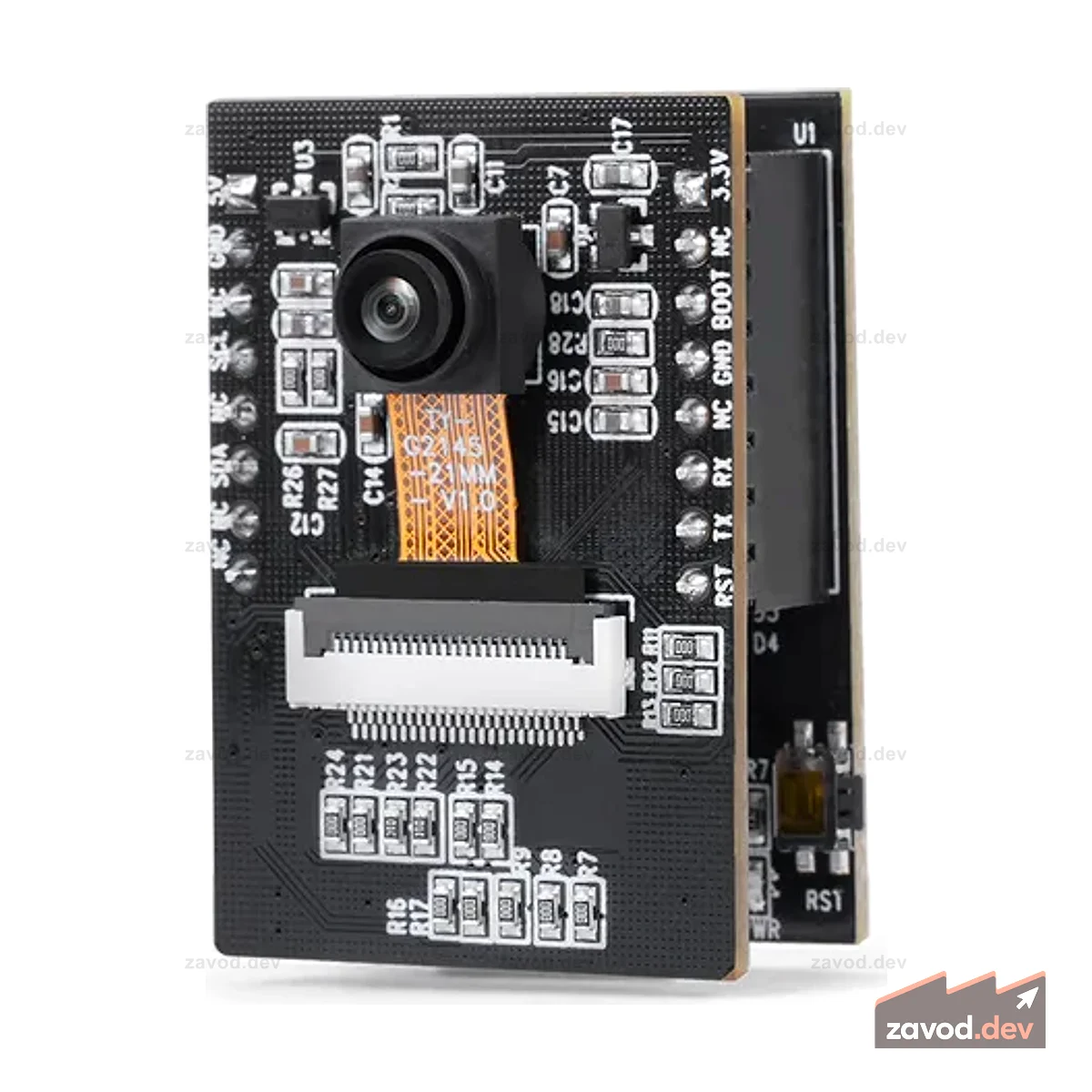 Модуль ESP32 S3-Cam AI Vision Чип ESP32-S3 Wi-Fi Передача изображений в реальном времени для Интернета вещей, искусственного интеллекта и разработки роботов