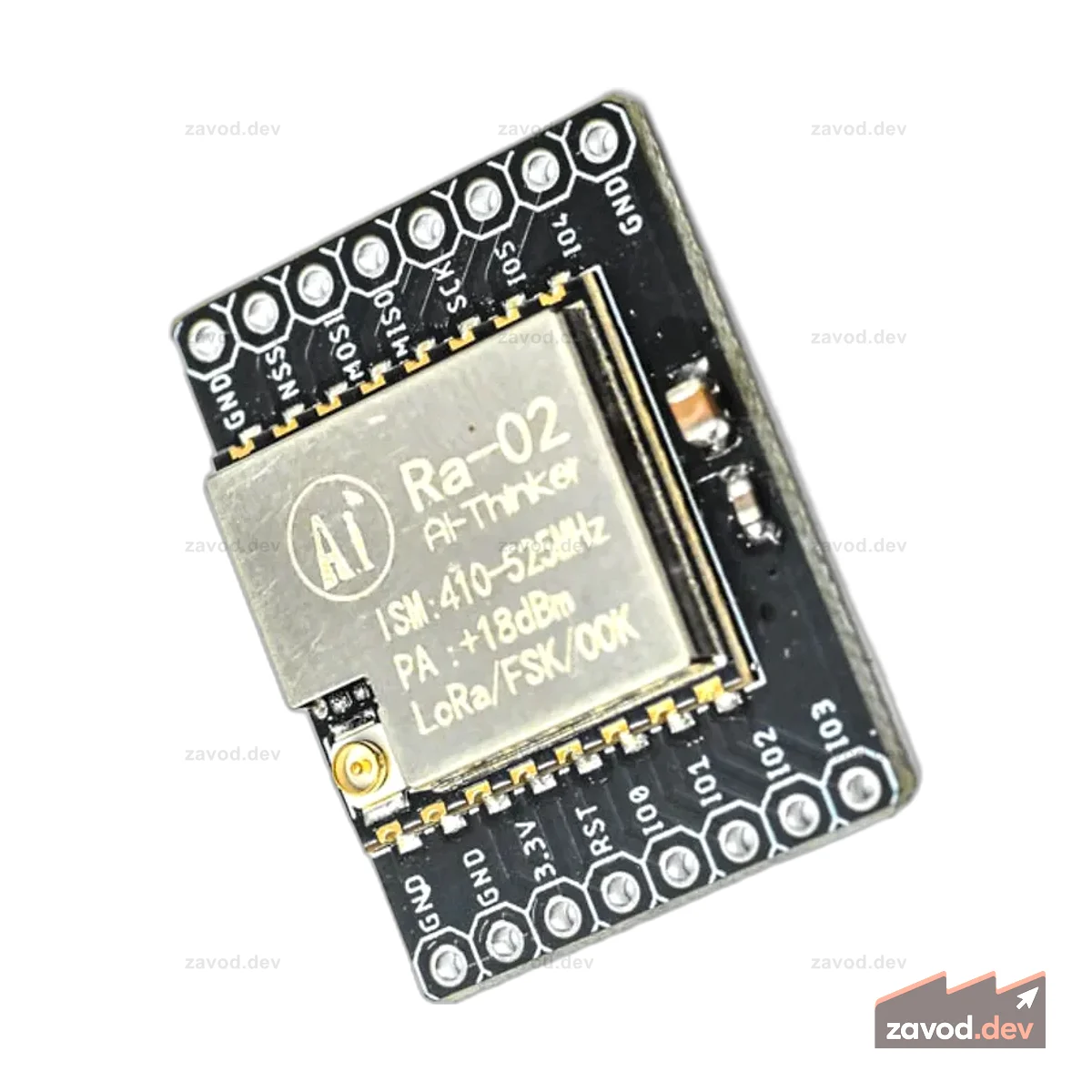 Модуль SmartElex LoRa Ra-02 SX1278 433 МГц Коммутационная плата беспроводной передачи данных