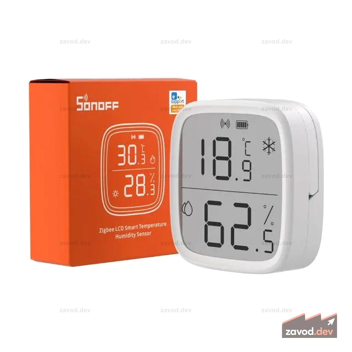 SONOFF Датчик температуры и влажности Zigbee (SNZB-02D)