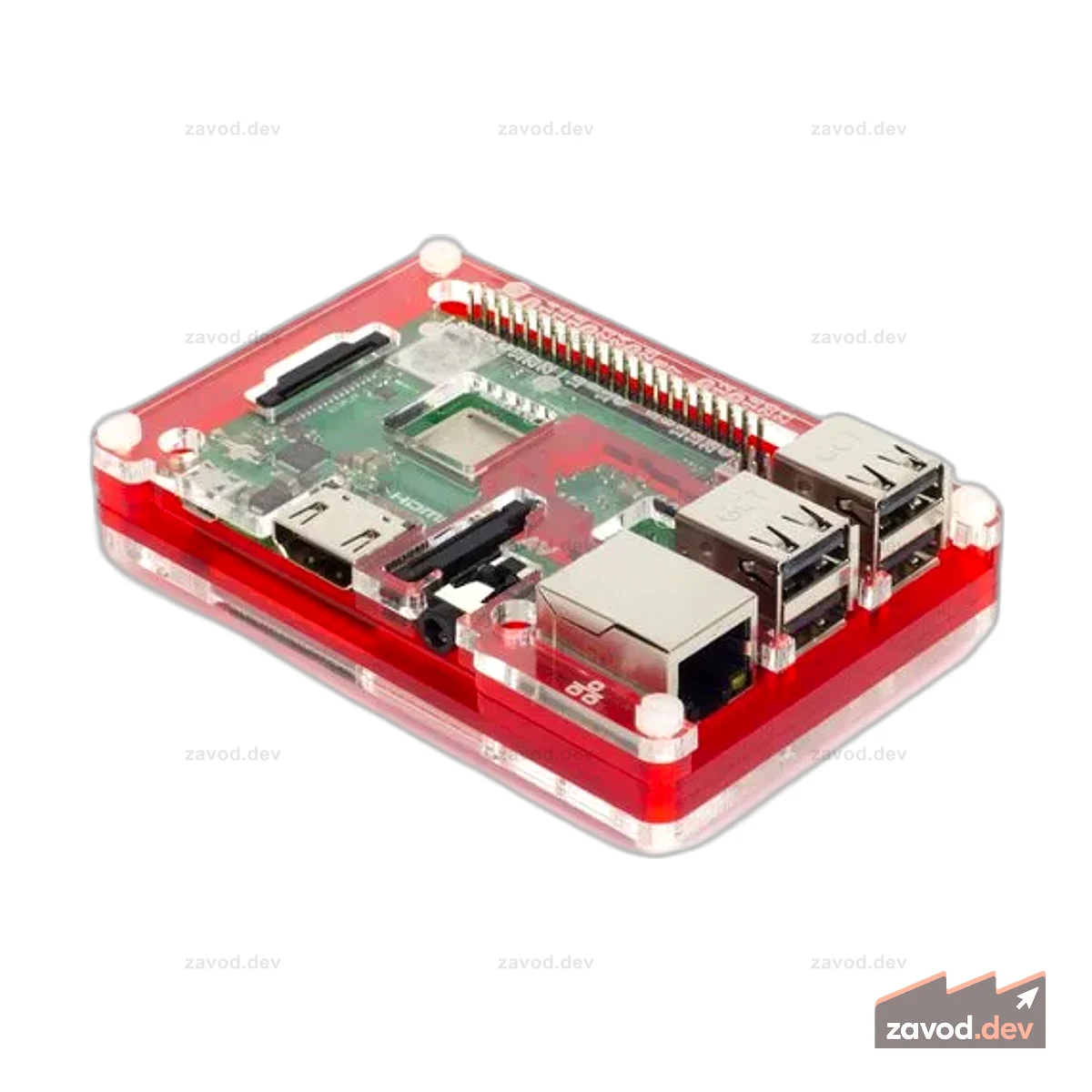 Pibow 3 B+ купе — Raspberry Pi 3 B+ 3 B 2